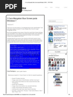 Download 2 Cara Mengatasi Blue Screen Pada Windows 7 INFO - TIPS TRIK by Muhammad Iqbal Fahlevi SN284429960 doc pdf