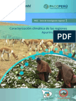 Caracterización Climática en Cusco y Apurímac