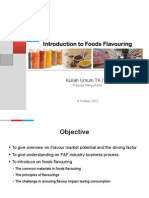 Introduction to Foods Flavouring Market Potential and Driving Factors