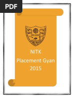 NITK Placement Gyan 2015