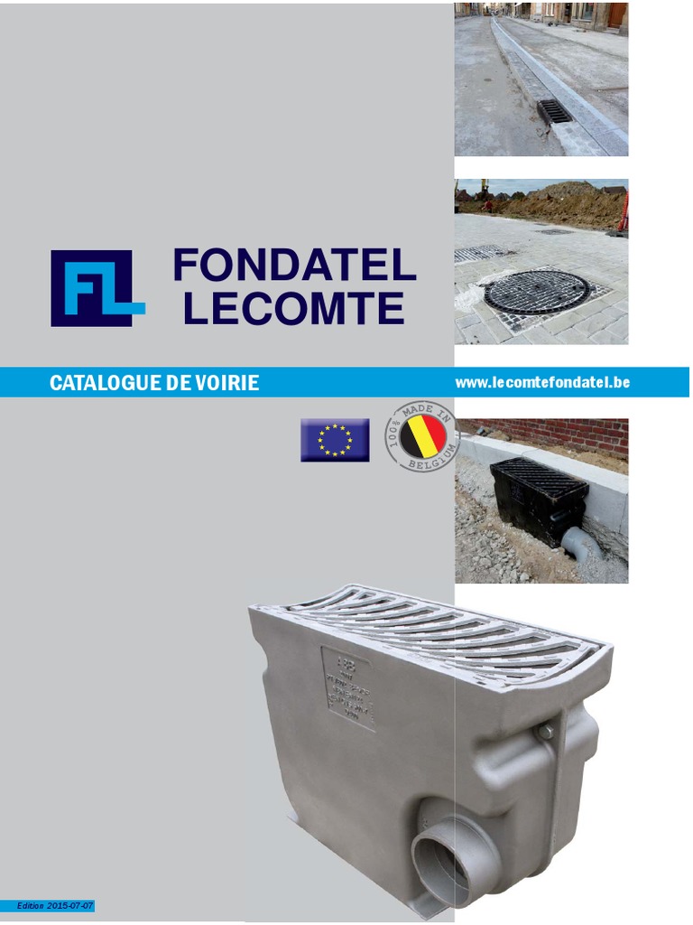 Catalogus Voirie Fondatel Lecomte | PDF | Stationnement | Management de ...