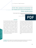 Calidad de vida y apoyos en personas con discapacidad Intelectual institucionalizados en Chile