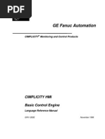 Gfk1283E - CIMPLICITY HMI Basic Control Engine Language Reference Manual