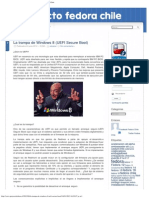 La Trampa de Windows 8 (UEFI Secure Boot) at Proyecto Fedora Chile