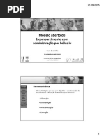 Aula Farmacocinetica - Modelo 1 Comp Bolus IV