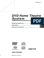 Manual Sony Dav-dz300