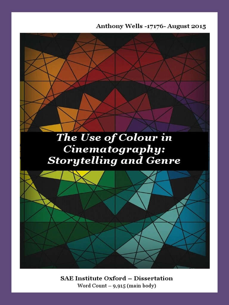The Use of Colour in Cinematography: Storytelling & Genre | PDF | Color ...
