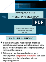 Operation Research Analisis Markov