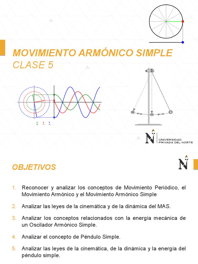 Clase 5 Movimiento Armónico Simple