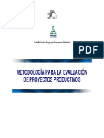 Metodologia INAES Para Eval Proy Prod