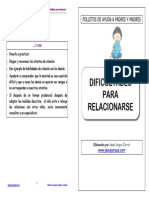  Dificultades Para Relacionarse