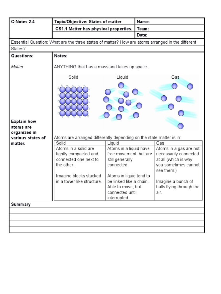 Understanding States of Matter | PDF | Technology & Engineering