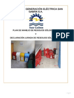 Plan de Manejo de Residuos Solidos y Declaracion 2014 - Rev 2