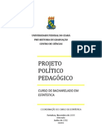 Projeto Pedagogico Estatística UFC PDF