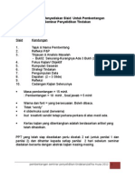 Panduan Menyediakan Slaid Untuk Pembentangan