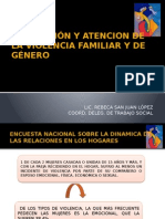 Prevención y Atencion de La Violencia Familiar y de Genero