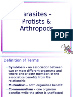 Parasites - Protists & Arthropods