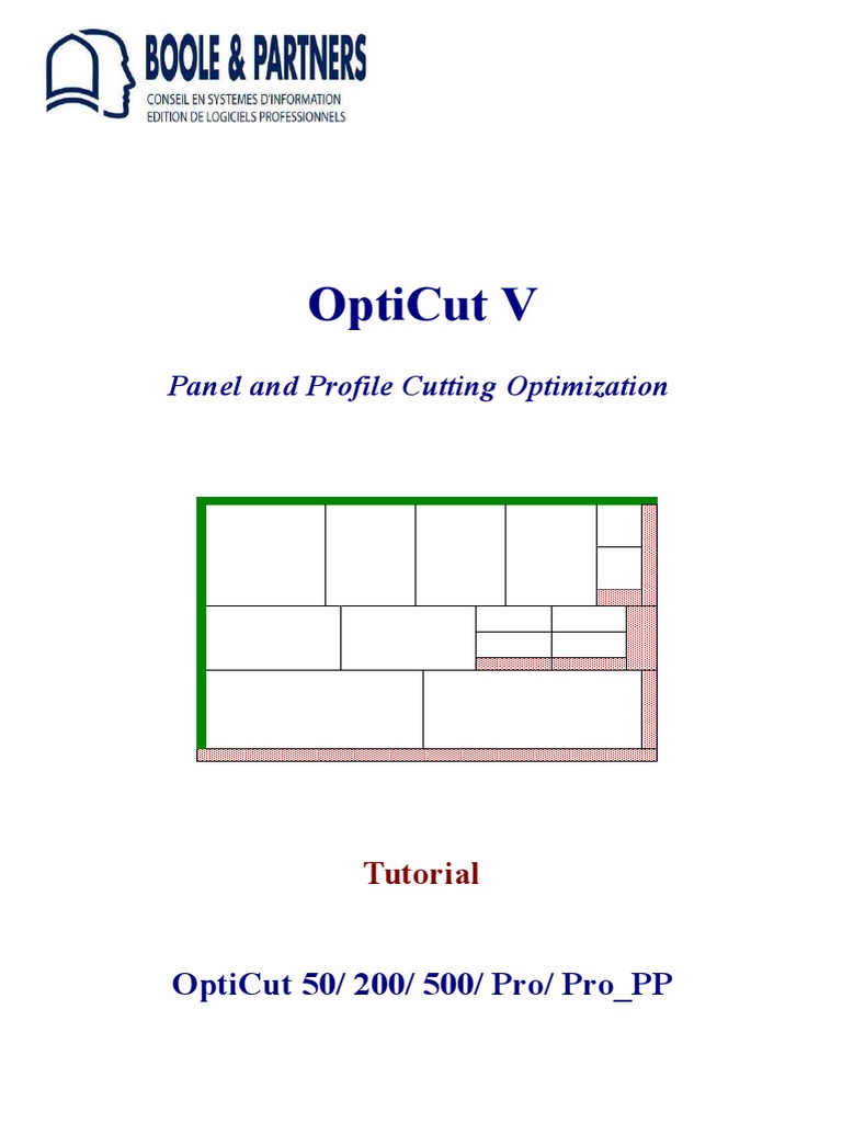 OptiCut V Cutting Optimization Guide | PDF | File Format | Mathematical ...