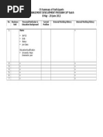 CV - MDP 18 Format.doc