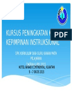 Kursus Peningkatan Kualiti Kepimpinan Instruksional