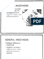 gen anesthesia medicine physiologgy
