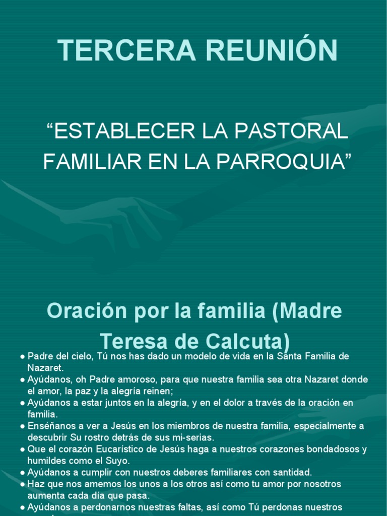 Establecer La Pastoral Familiar en La Parroquia PDF | PDF | Matrimonio ...