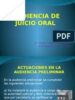 Audiencia de Juicio Oral