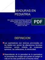 Quemaduras en Pediatria