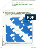 Hydraulic Turbine Shaft Coupling Standard