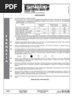 prova Enade curso FARMACIA