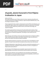 20 Grads, Alumni Honored in First Filipino Graduation in Japan - News - GMA News Online