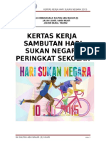 Kertas Kerja Hari Sukan Negara 2015