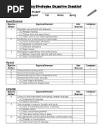 TeachingStrategiesObjectiveChecklist PDF