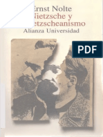 Nolte, Ernst - Nietzsche y El Nietzscheanismo Alianza Ed. 1995