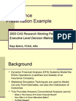 Reinsurance - Example