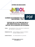 Agradecimientos y dedicatorias de tesis sobre gas natural en Bolivia