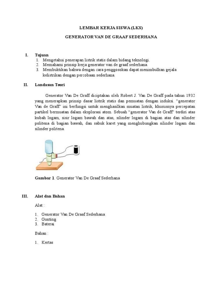 25+ Generator Van De Graff Digunakan Untuk Images