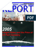 Freight Rates and The Price of Oil Part Company: Charles R. Weber Company Tanker