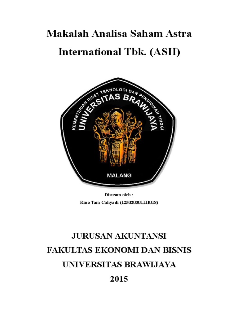 Makalah analisis saham
