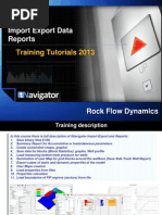 How to Import Export Data Reports