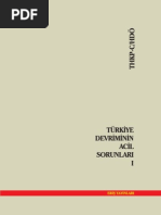 THKP-C/HDÖ: Türkiye Devriminin Acil Sorunları I