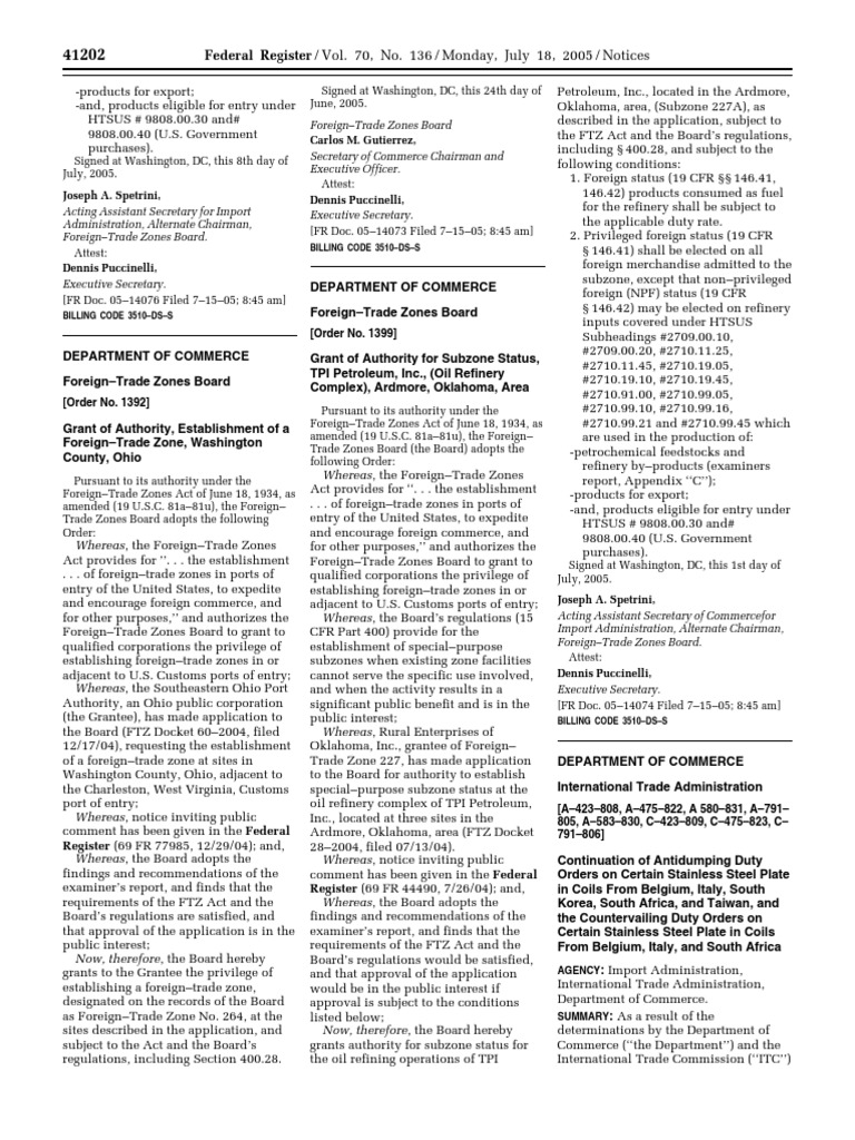 Notice Antidumping Antifriction Bearings (Other Than Tapered Roller