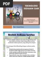 Produksi Sediaan Cair