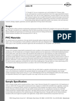 Specifications PVC Pipe Sch40