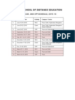 Sode Rcc Exam Schedule2015 16