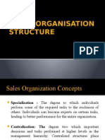 Sales Organisation Structure