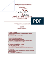 LAMPEA-Doc 2015 - numéro 28 / Lundi 12 octobre 2015