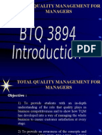 Total Quality Management For Managers