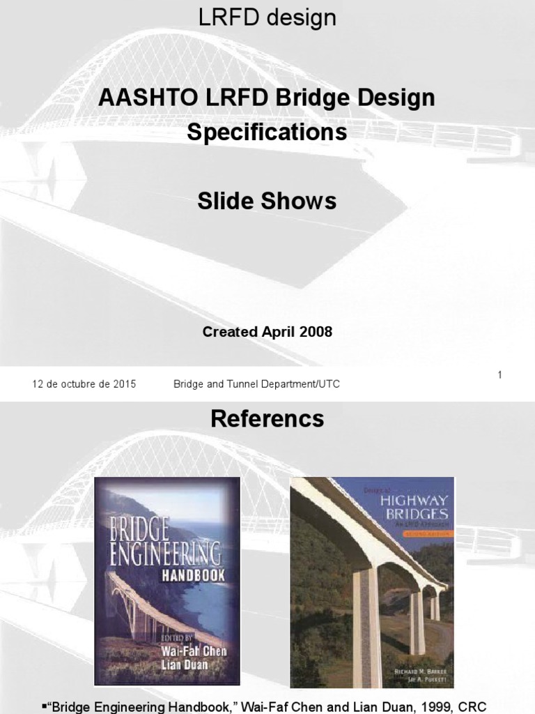 AASTHO LRFD Bridge Design Specifications