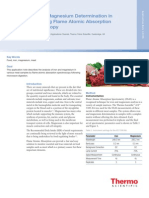 An 43190 Iron Magnesium Determination Meat Using Flame Atomic Absorption Spectroscopy